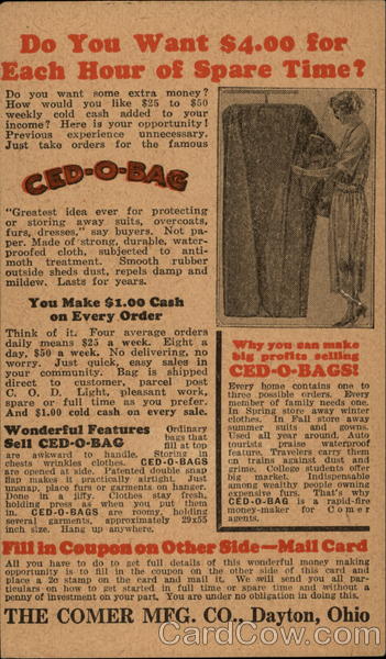 Do You Want $4.00 for Each Hour of Spare Time? Advertising