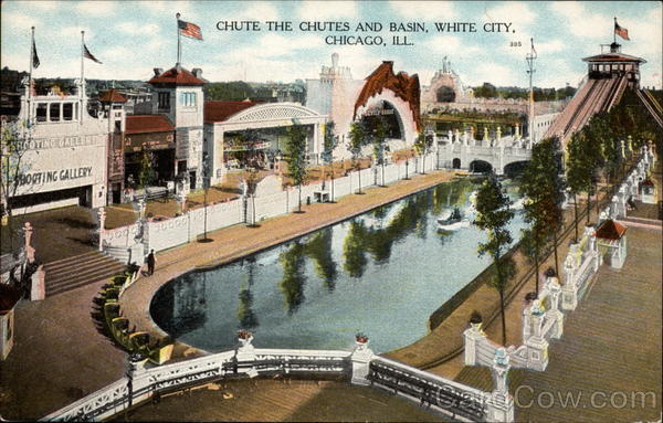Chute the Chutes and Basin, White City, Chicago, ILL Illinois