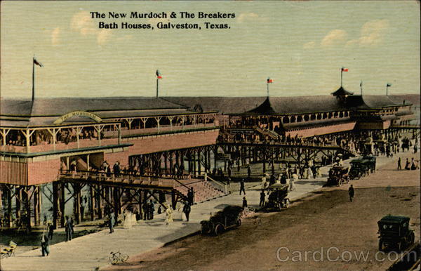 The New Murdoch & The Breakers Bath Houses Galveston Texas