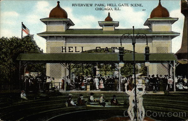 Riverview Park, Hell Gate Scene Chicago Illinois
