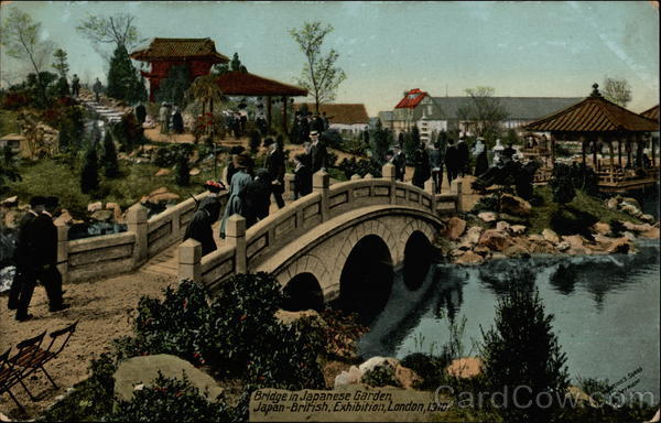 Bridge in Japanese Garden Exposition