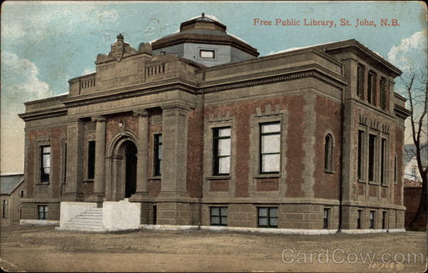 Free Public Library Saint John NB Canada New Brunswick