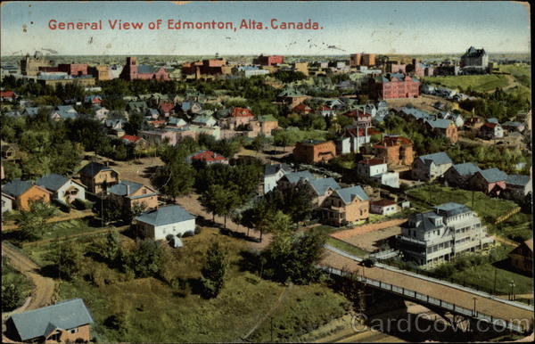 General View of Edmonton AB Canada Alberta