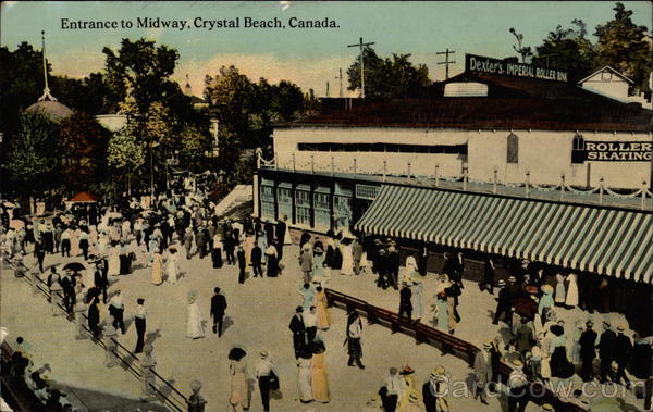Entrance to Midway Crystal Beach QC Canada Quebec