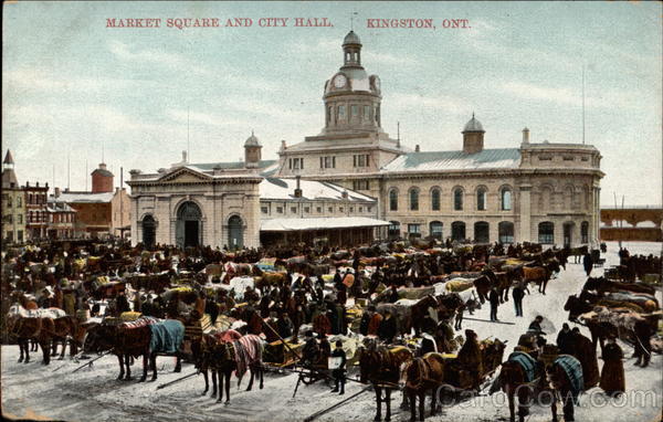 Market Square and City Hall Kingston Canada Ontario
