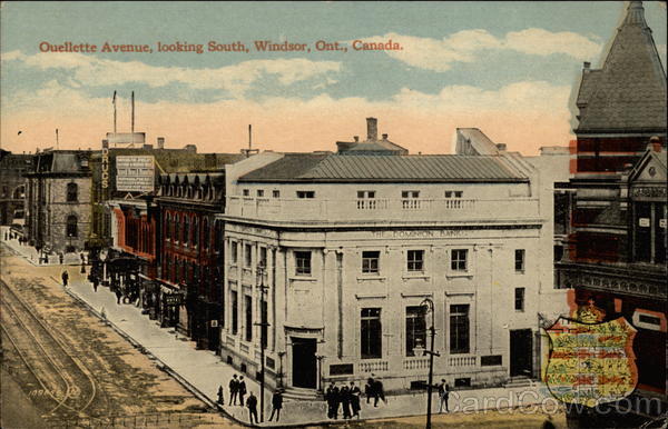 Ouellette Avenue, looking South Windsor ON Canada Ontario