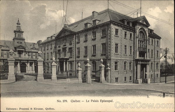 Le Palais Episcopal Quebec PQ Canada