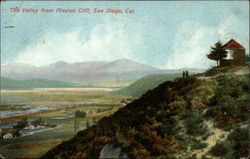 The Valley from Mission Cliff Postcard