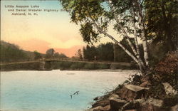 Little Asquam Lake and Daniel Webster Highway Bridge Postcard