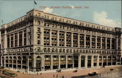 Brandeis building Postcard