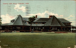 Country Club House Postcard