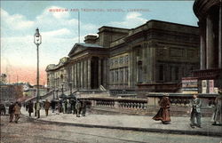 Museum and Technical School Liverpool, England Merseyside Postcard Postcard