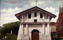 Misson Dolores, Built in 1776 Postcard