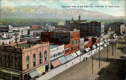 Birds eye view from 1st Street South Postcard