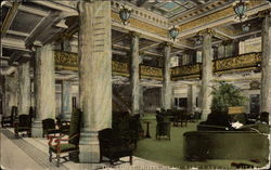 The Lobby, Hotel Utah Postcard