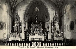 Chapel at St. Joseph's Hospital Marshfield, WI Postcard Postcard