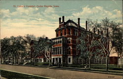 St. Luke's Hospital Cedar Rapids, IA Postcard Postcard