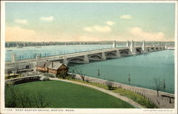 West Boston Bridge Postcard