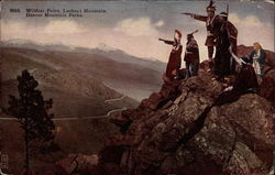 Wildcat Point, Lookout Mountain, Denver Mountain Parks Postcard