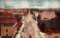 Main Street Cheyenne, WY Postcard 