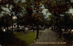 Chautauqua Grounds Devils Lake, ND Postcard Postcard