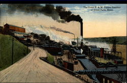 The Great B. & M. Copper Smelter Great Falls, MT Postcard Postcard