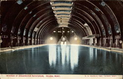 Interior of Broadwater Natatorium Helena, MT Postcard Postcard