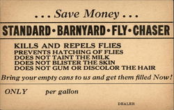 Standard Barnyard Fly Chaser Advertising Postcard Postcard