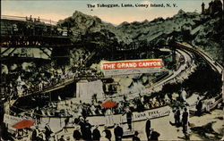 The Toboggan, Luna, Coney Island, N.Y New York Postcard Postcard