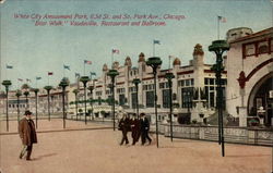 White City Amusement Park Postcard