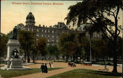 Windsor Hotel, Dominion Square Montreal, QC Canada Quebec Postcard Postcard