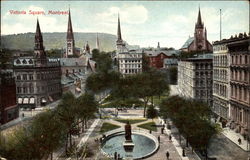 Victoria Square Montreal, QC Canada Quebec Postcard Postcard