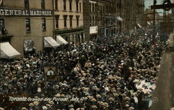 Orange-day Parade, July 12th Postcard