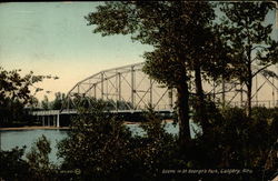 Scene in St. George's Park Postcard