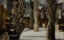 The Crutches Ste. Anne de Beaupre, PQ Canada Quebec Postcard Postcard