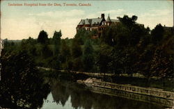 Isolation Hospital from the Don, Toronto, Canada Quebec Postcard Postcard