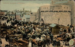 Potato Market Postcard