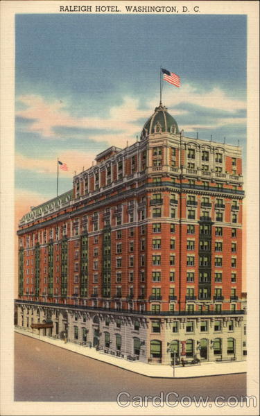 Raleigh Hotel Washington District of Columbia Washington DC