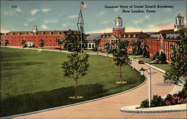 General View of Coast Guard Academy New London Connecticut