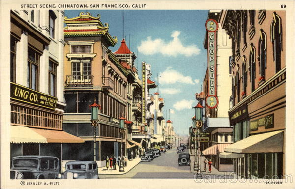 Street Scene, Chinatown San Francisco California