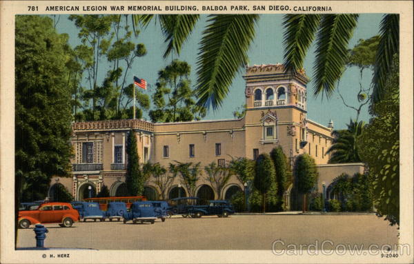 American Legion War Memorial Building, Balboa Park San Diego California