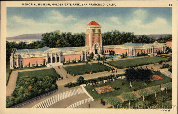Memorial Museum, Golden Gate Park San Francisco California