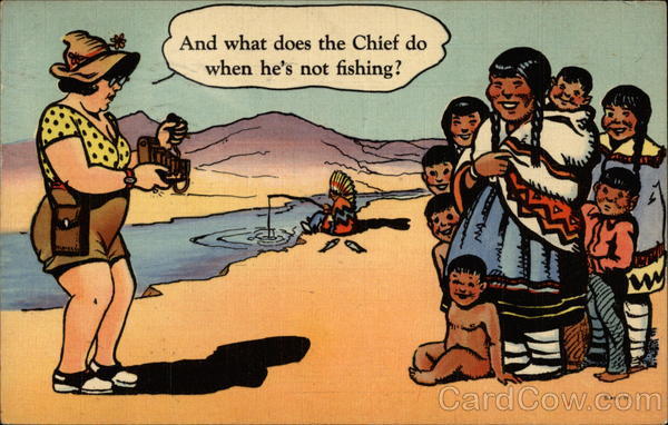 And what does the Chief do when he's not fishing? Comic, Funny