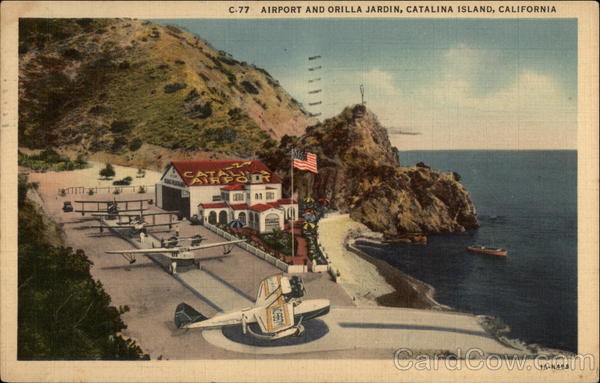 Airport and Orilla Jardin Santa Catalina Island California