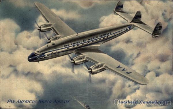 Pan American World Airways Lockheed Constellation Aircraft