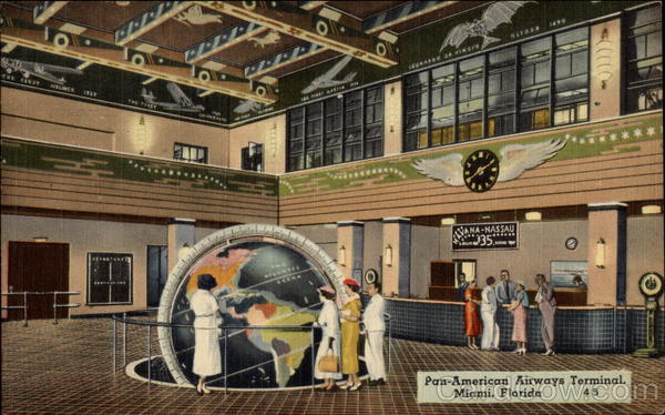 Pan-American Airways Terminal Miami Florida