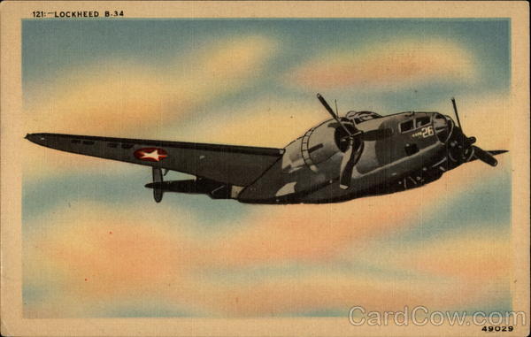 Lockheed B-34 Aircraft