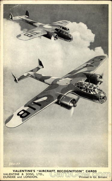 Valentine's Aircraft Recognition Cards