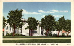 Carbon County Junior High School Postcard