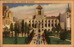 Public Library Postcard